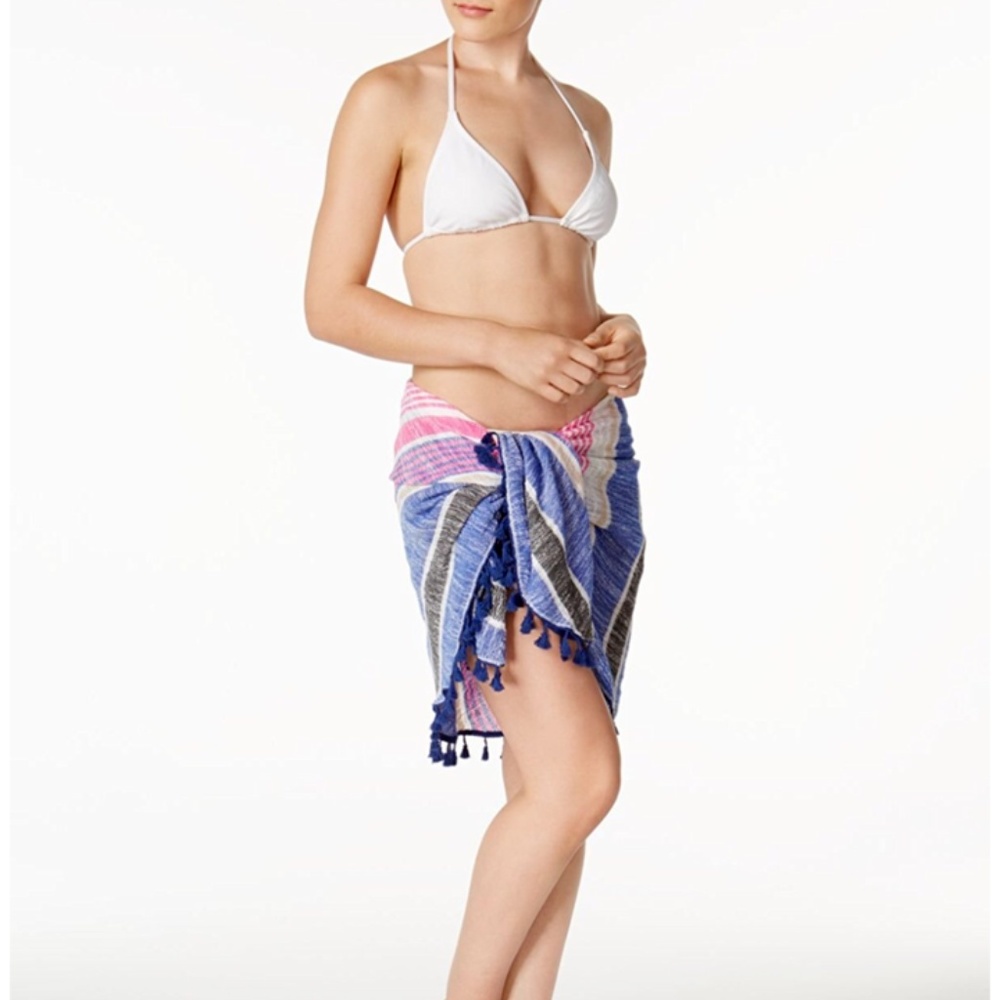 Collection XIIX Cotton Circle Wrap Scarf Cover Up